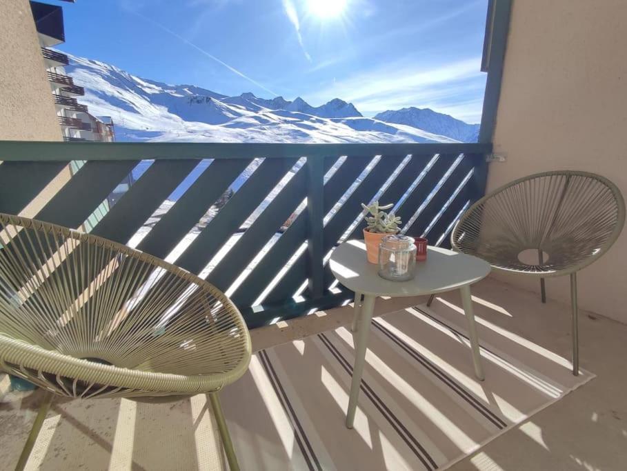 점 Cocon Montagnard Avec Terrasse Et Vue Panoramique 아파트 외부 사진